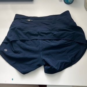 Navy Blue 2.5 inch Size 4 Lululemon Shorts